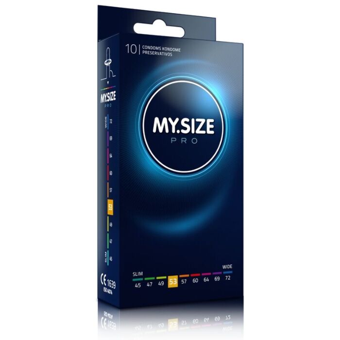 Preservativi MySize 53mm - Confezione da 10
