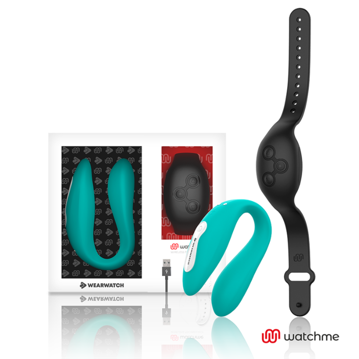 Vibratore Watchme Dual Tech Aqua/Antracite
