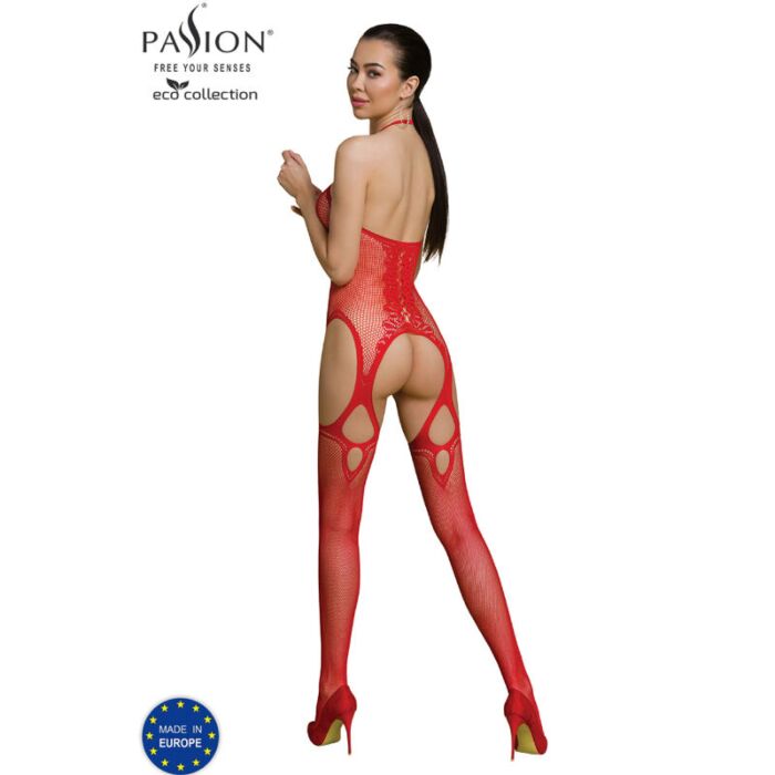Bodystocking Eco Passion Rosso