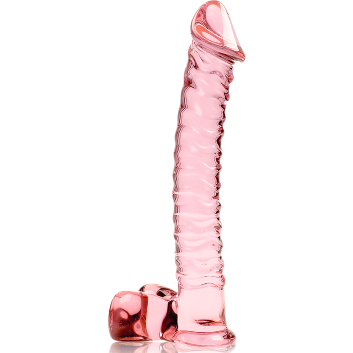 Dildo in vetro Rosa Nebulosa