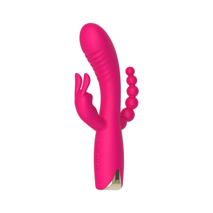 Trivibra - Vibratore Triplo in Silicone