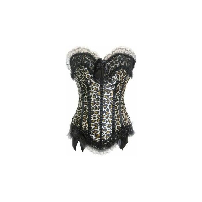 Corsetto Leopard Lace Ruffles