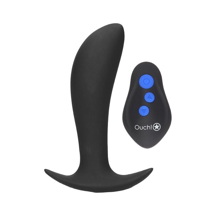 Spina Anale Vibrante con Control Wireless - Nero