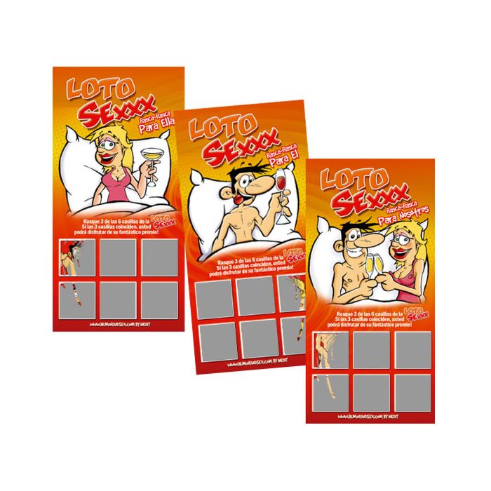 Pacchetto Lotto Sensuale 12 Rasca e Vinci Etero