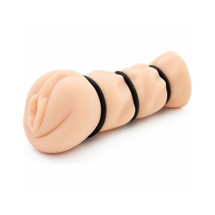 Masturbatore realistico con vibratore mega stretto con vibrazione
