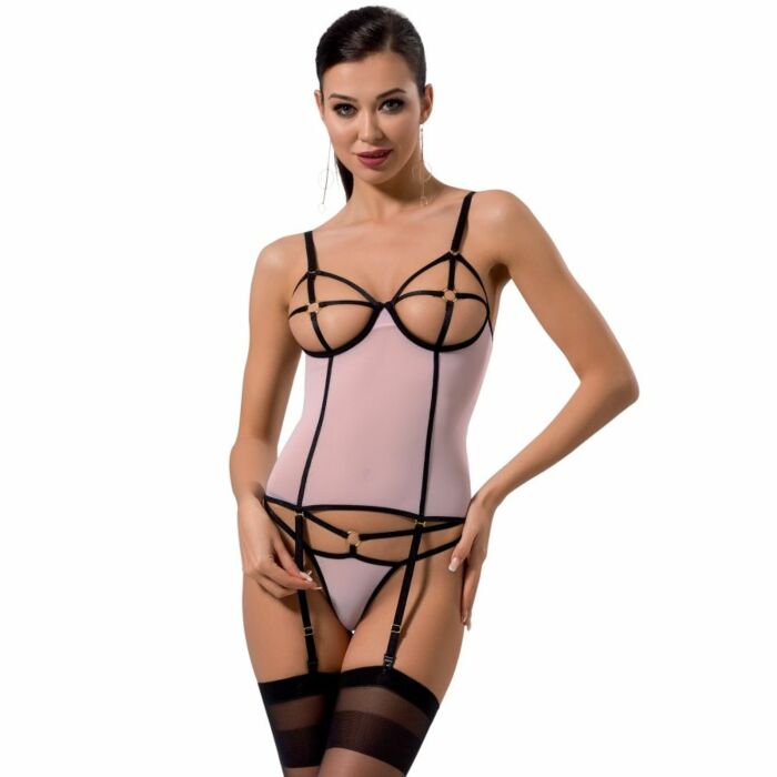 Passion donna hera corsetto rosa l / xl