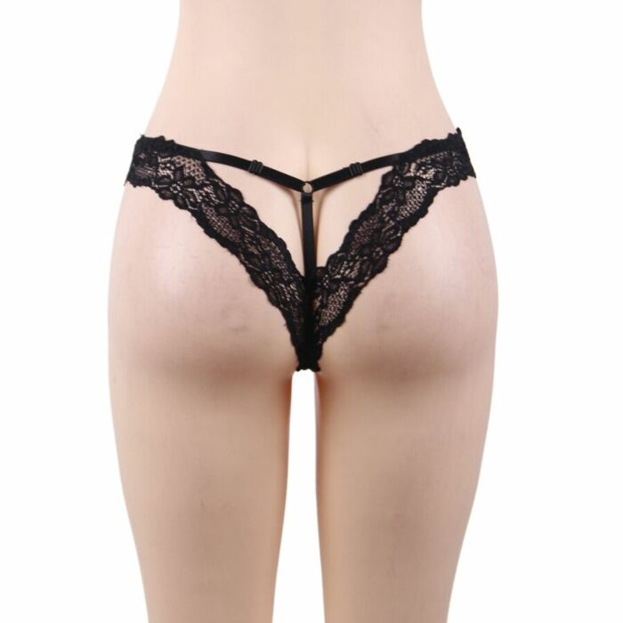 Mutandine lingerie Queen con scollo a V taglia l / xl