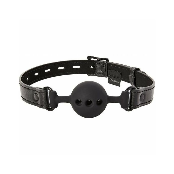 Fogli di sport - palla bavaglio - nero