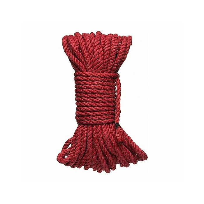 Kink bondage rope canapa 914x0,6cm - rosso