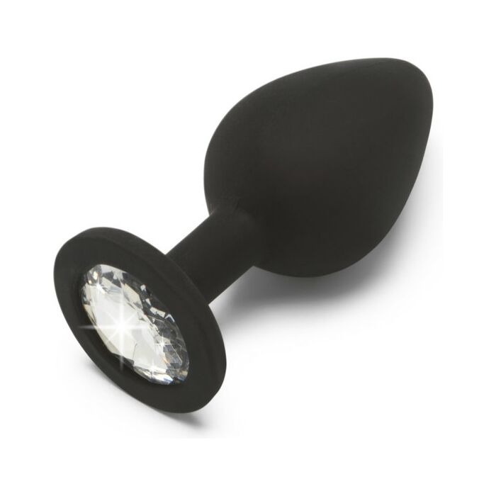 Diamond booty jewel - plug de silicona - mediano