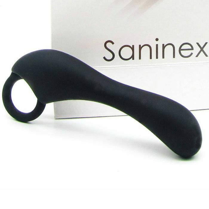 Negro del sesso anale orgasmico duplex di Saninex estimulador