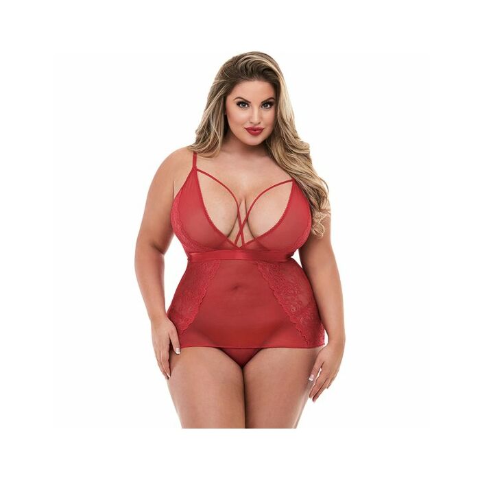 Mini abito con spalline profonde v - vestido v