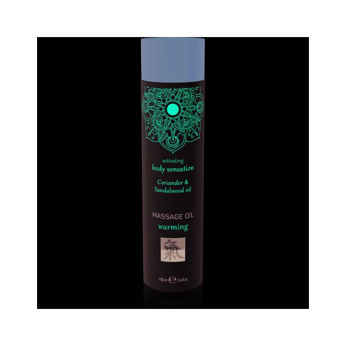 Olio da massaggio ad effetto termico - coriandolo e legno di sandalo 100 ml