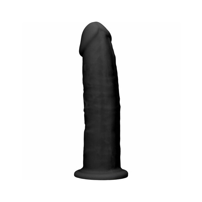 Dildo in silicone senza testicoli 19,2cm - nero