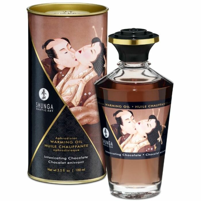 Shunga effetto massaggio con olio caldo intenso aroma di cioccolato 100 ml