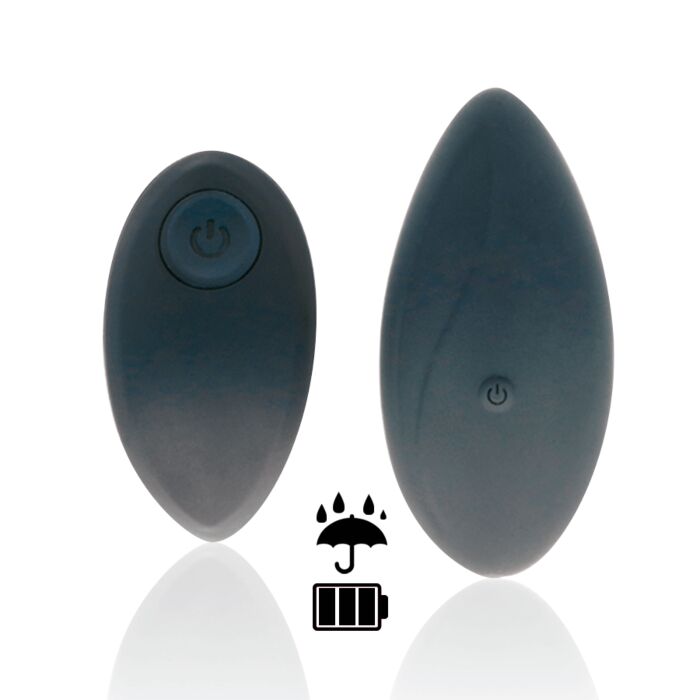 Stimolatore telecomando zara nero e argento con slip