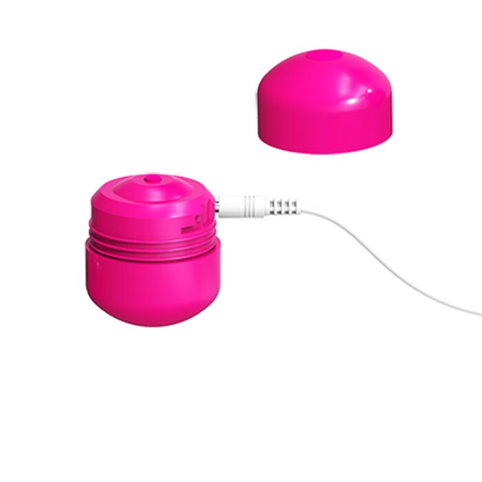 Ml creazione simpatico proiettile potente vibratore ricaricabile usb rosa