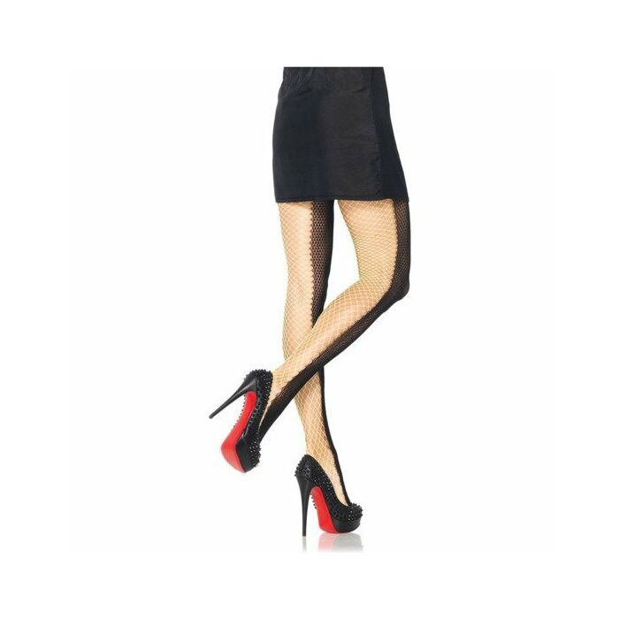 Mutandine a rete industriali avenue Leg doppio tono giallo e nero
