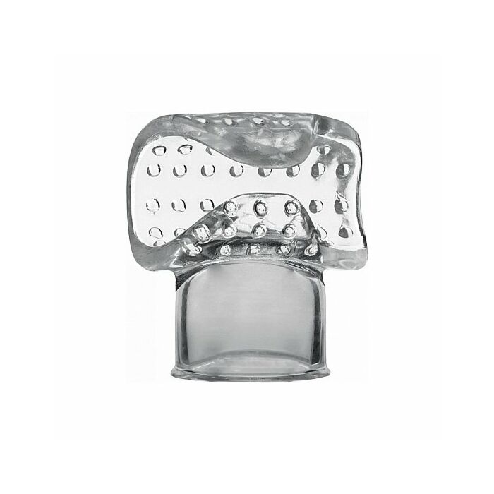 Accessorio a vibrazione per masturbatore trasparente