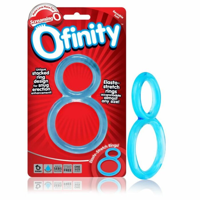 ANELLO BLU DOPPIO DI SCREANING O OFINITY