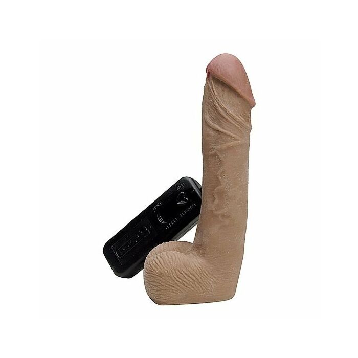 Cybercock con palline vibranti pene - marrone