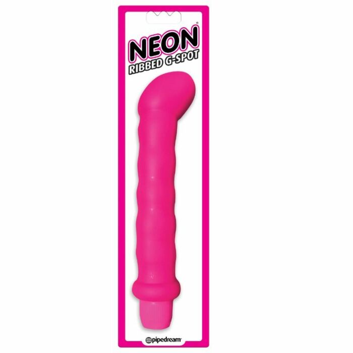 Stimolatore punto g neon a costine rosa