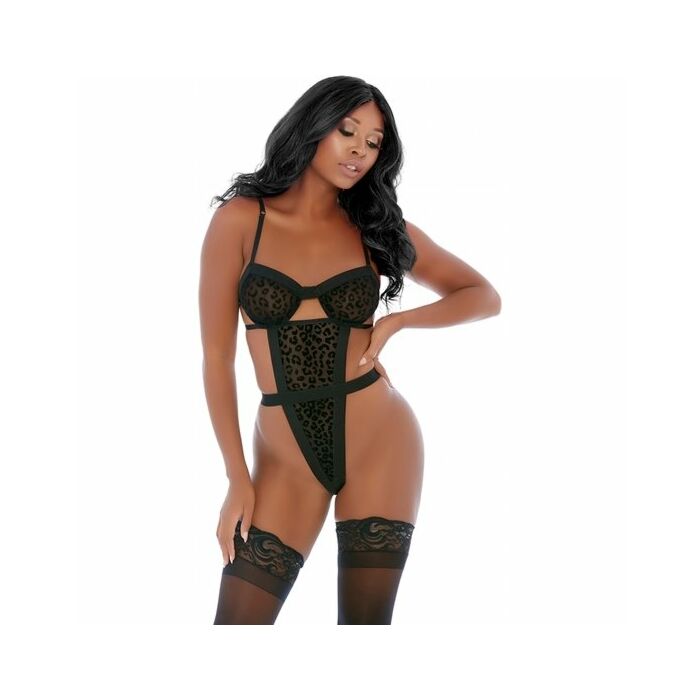 Segna i punti con il corpo strappy negro