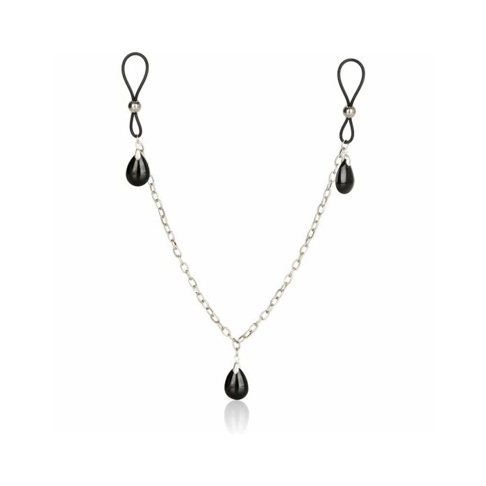 Pendenti a catena in cristallo nero