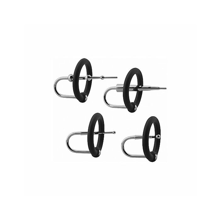 Set anello e spina - anello con tappo in silicone e acciaio inossidabile