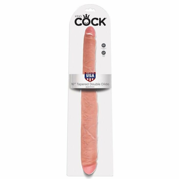 King cock dildo doble naturale 406 cm