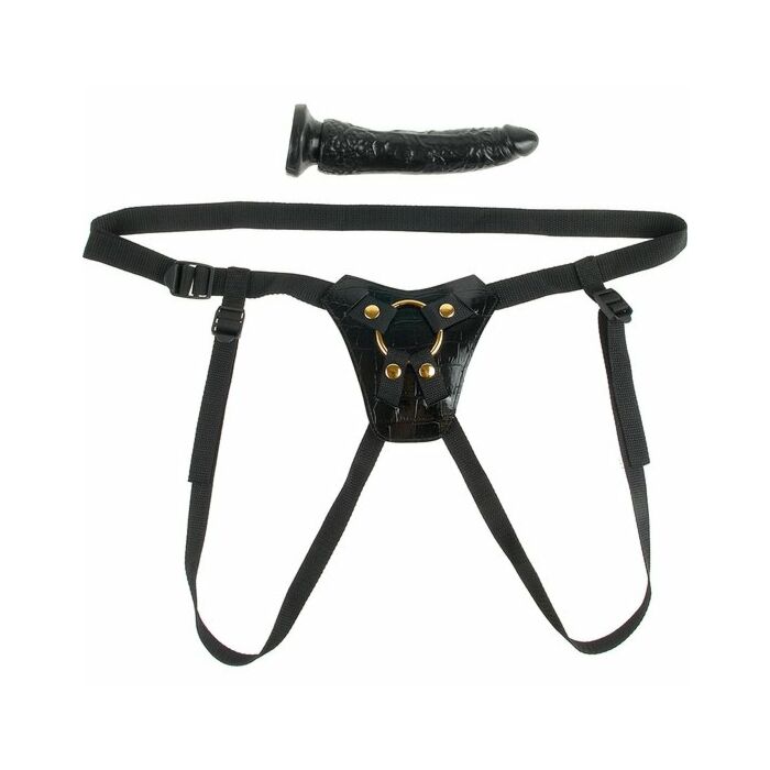 Harness dice Fetish fantasy gold