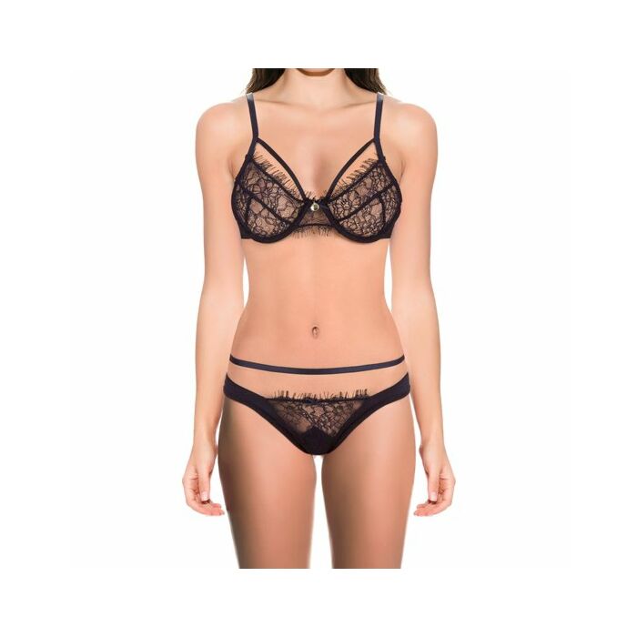 Frange nere impostate nere