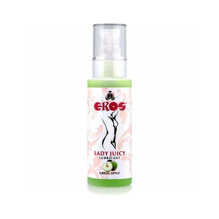 Lubrificante eros lady al gusto di mela succosa - 125 ml