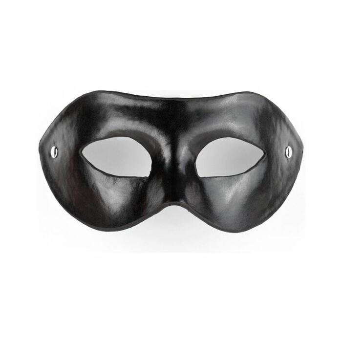 Maschera in pvc nero opaco