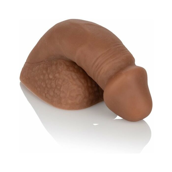 Pene da imballaggio - pene in silicone 10 cm - marrone