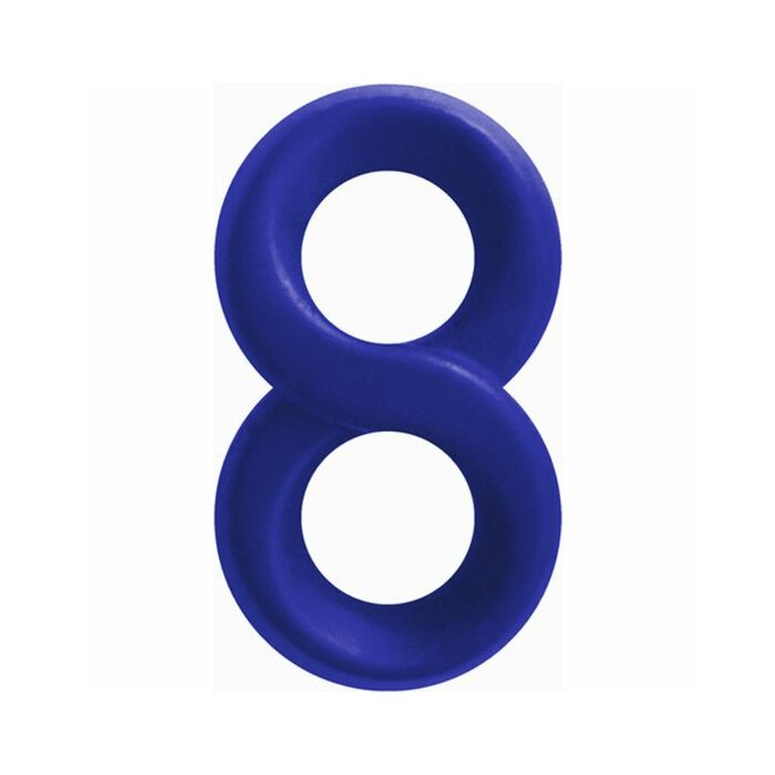 Anello Infinity - anello in silicone blu