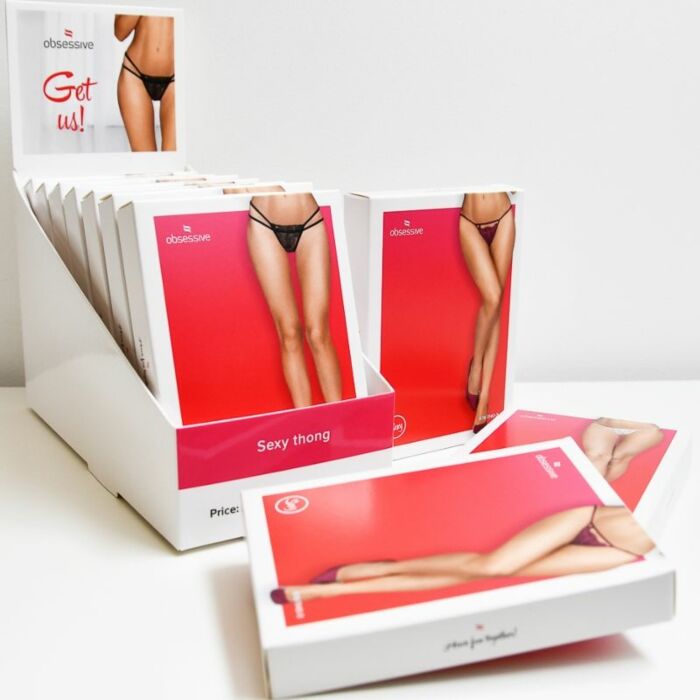 Obsessive - 1 display con 10 tangas l / xl