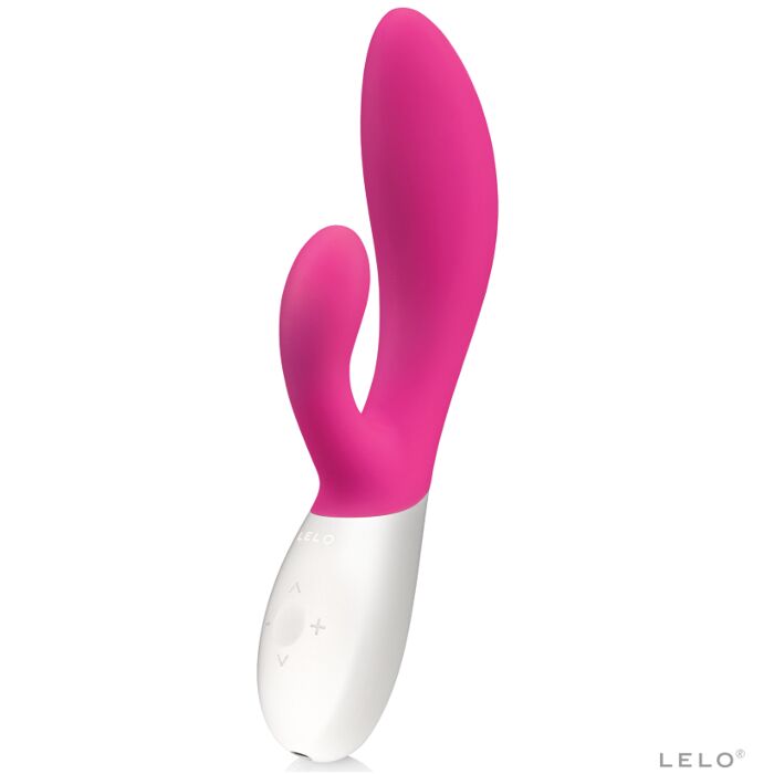 Vibratore Lelo in un'onda rosa intenso
