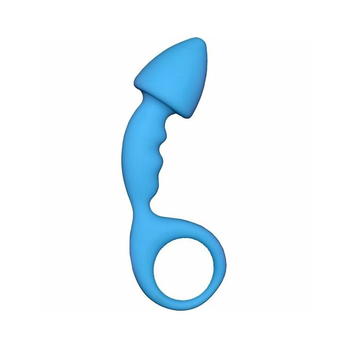 Zoccolo masturbatore blu