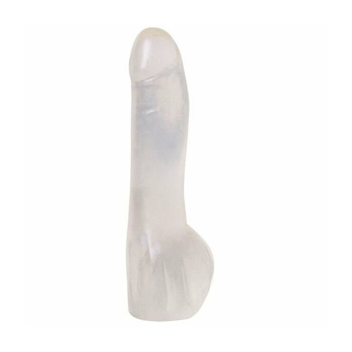 Pene gelatina realistico transparente 18cm