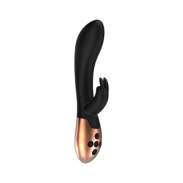 Vibrador coniglio di riscaldamento opulento - negro
