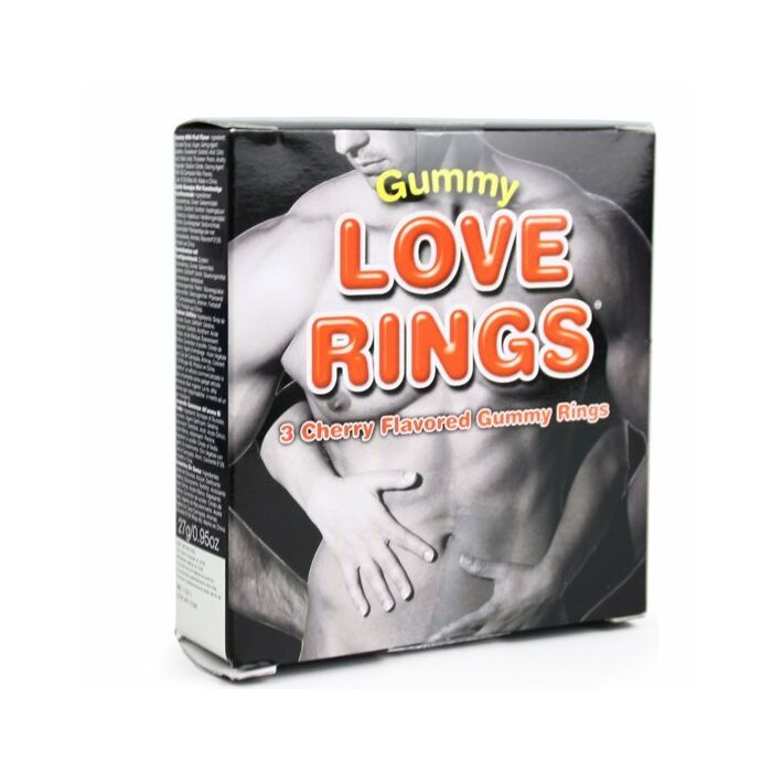 Anelli del pene di caramella gommosa