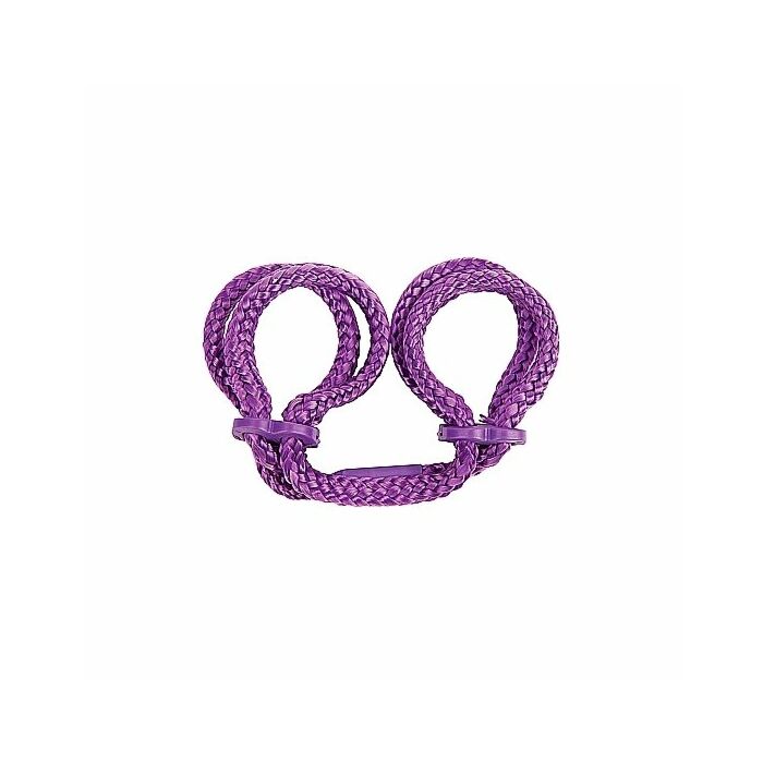 Manette giapponesi in seta lilla Topco con libro bondage