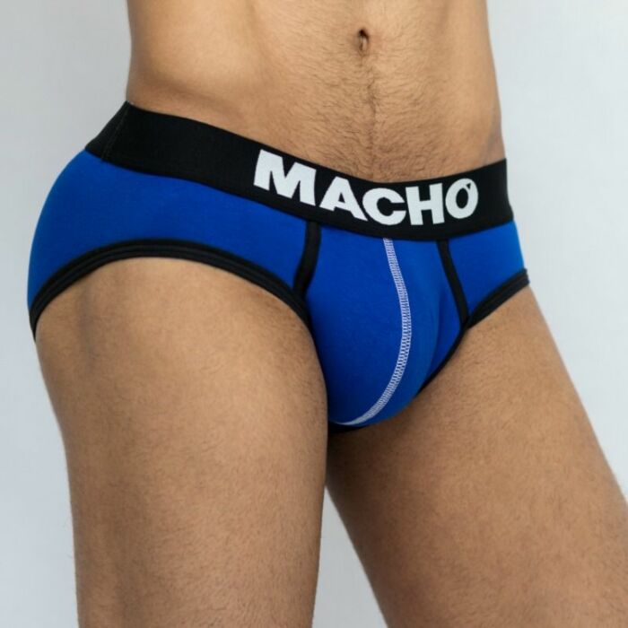 Uomo - ms129 slip blu taglia s