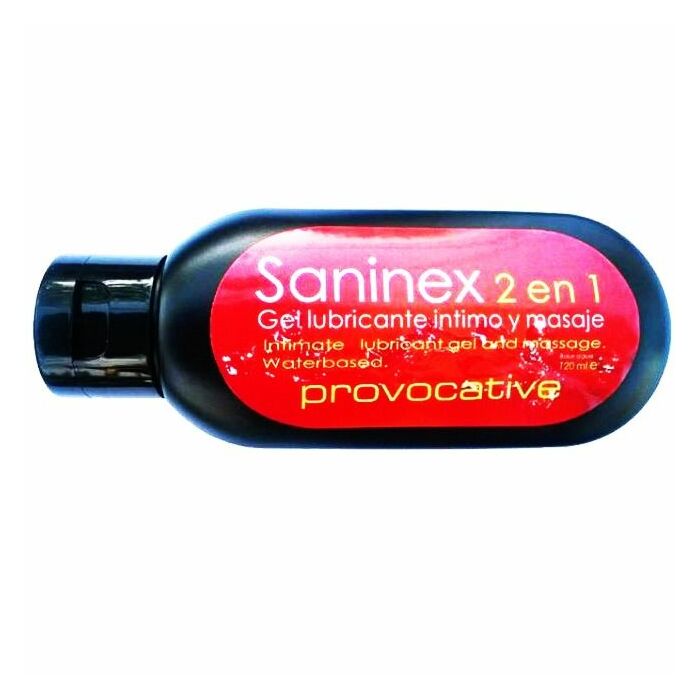 Saninex 2 in 1 lubrificante intimo e massaggio provocatorio