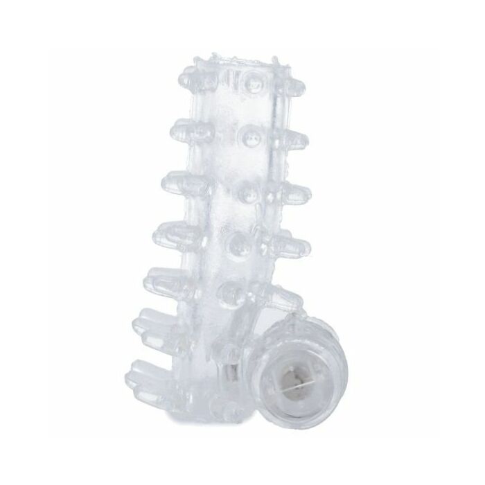 Vibratore trasparente ad anello casual funda pene