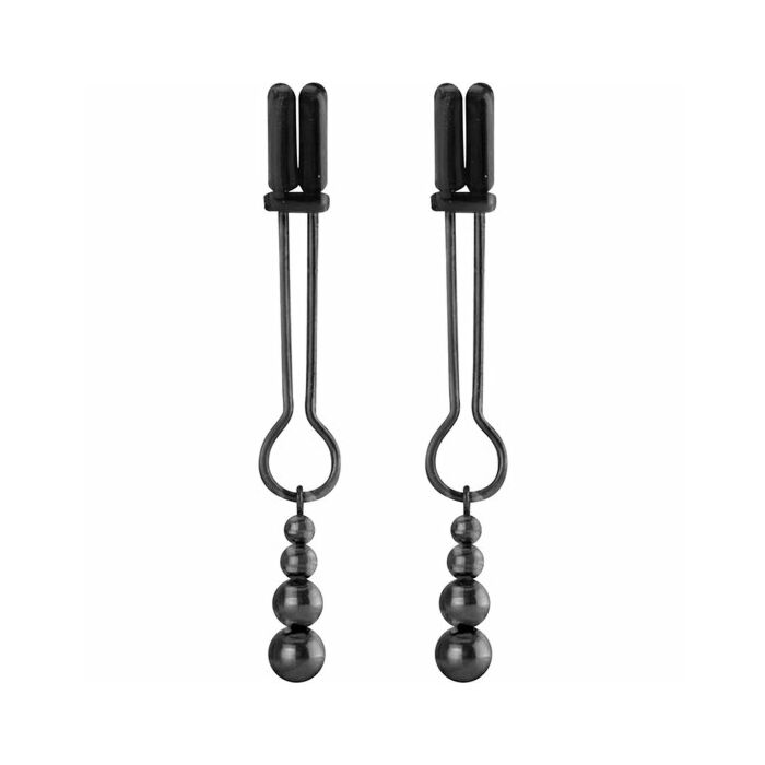 Morsetto per capezzoli di presa in giro - negro
