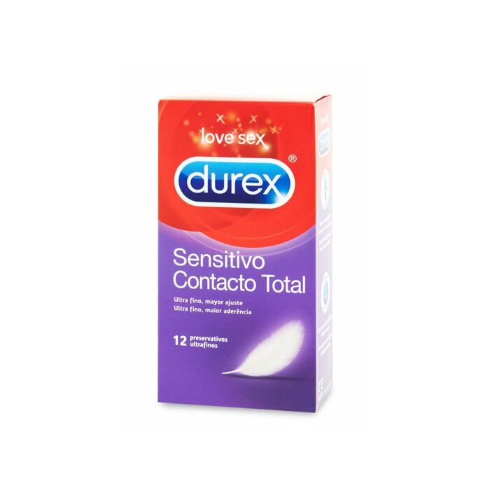 Preservativi sensibili Durex Total Contact 12 unità - Durex