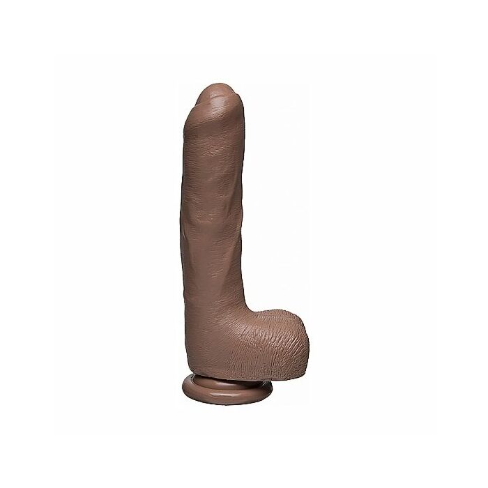 Uncut d - realistico pene firmkyn 22cm - caramello