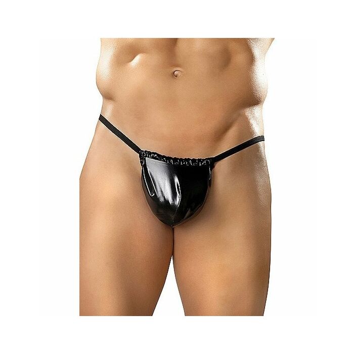 Perizoma nero da uomo
